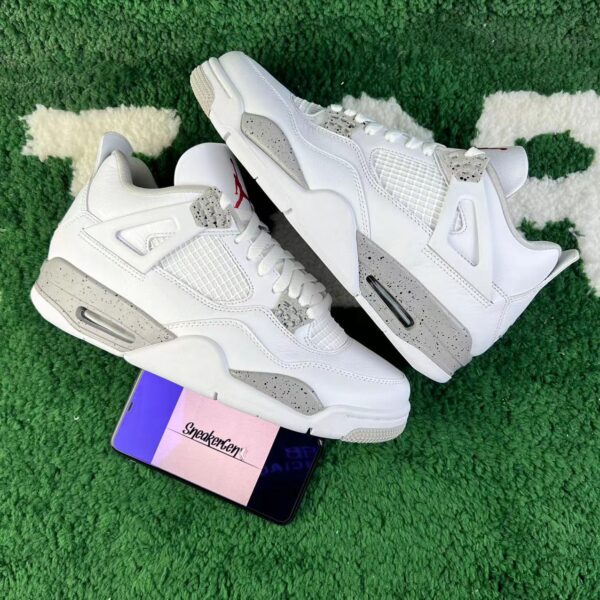 Jordan 4 Retro White Oreo - Image 7