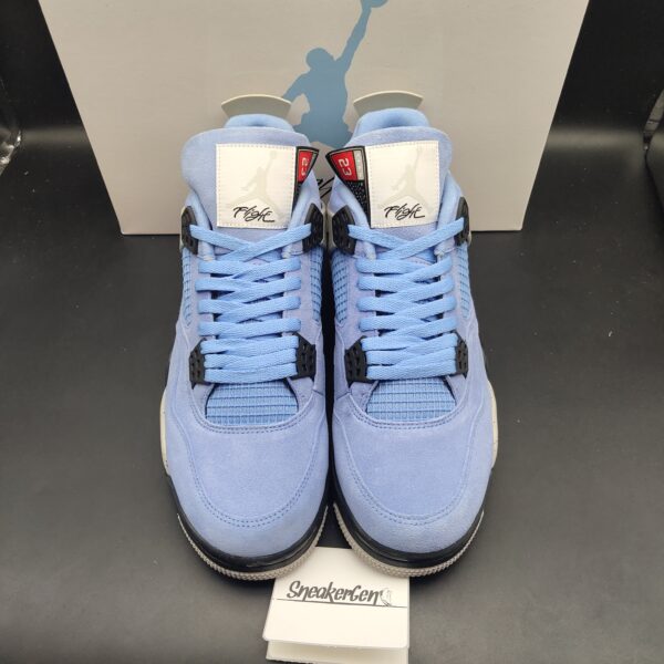 Jordan 4 Retro University Blue - Image 4
