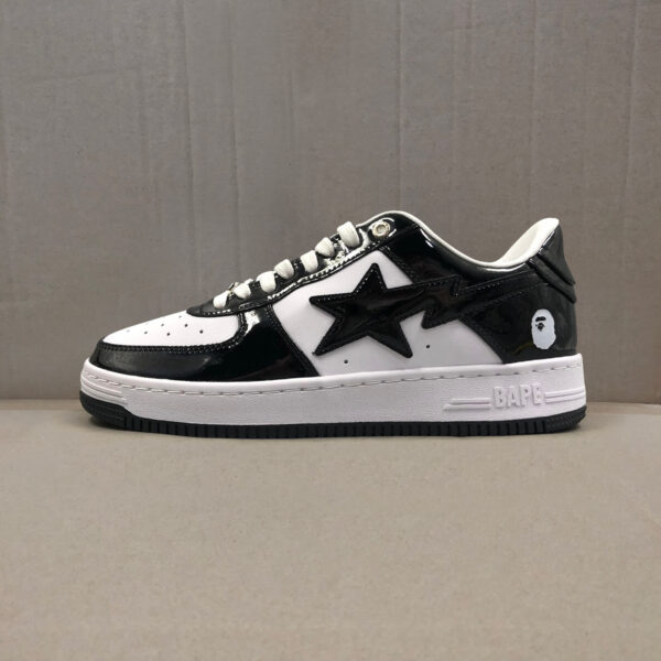A Bathing Ape Bape Sta 'White Black' - Image 3